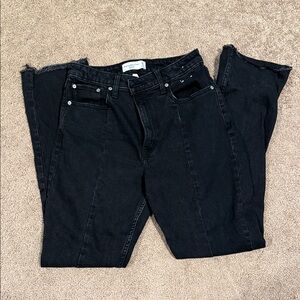 Abercrombie & Fitch Curve Love High Rise Black Skinny Jeans